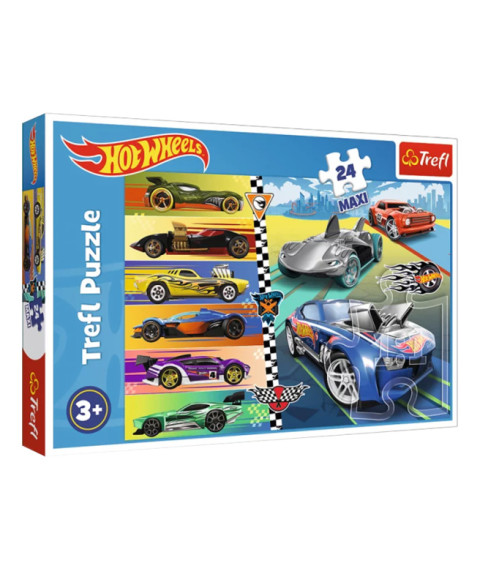 TF Puzzle- "24 Maxi" - Fast Hot Wheels / Mattel Hot Wheels